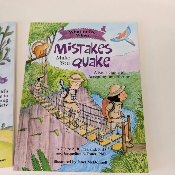 Emotional Awareness Book Set-Mistakes Make you Quake/ Worry Too Much - Picture 2 of 4